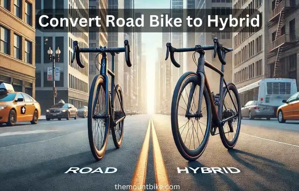 Convert Road Bike to Hybrid