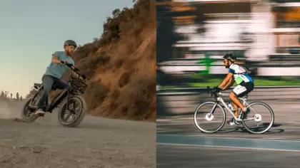 fat bike vs road bike speed