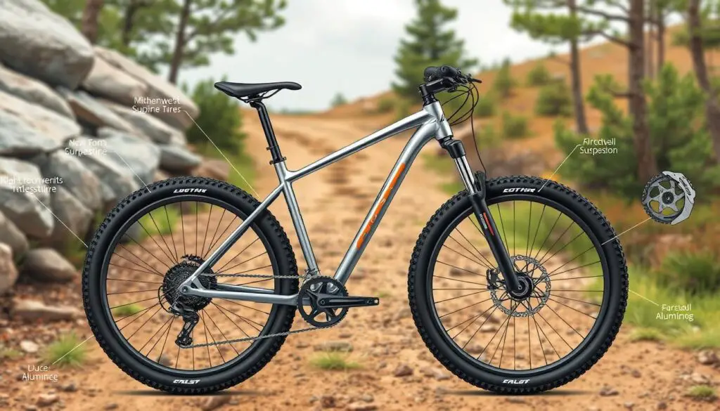 hardtail mountain bike components