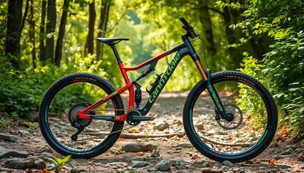 high-performance Cannondale mountain bike