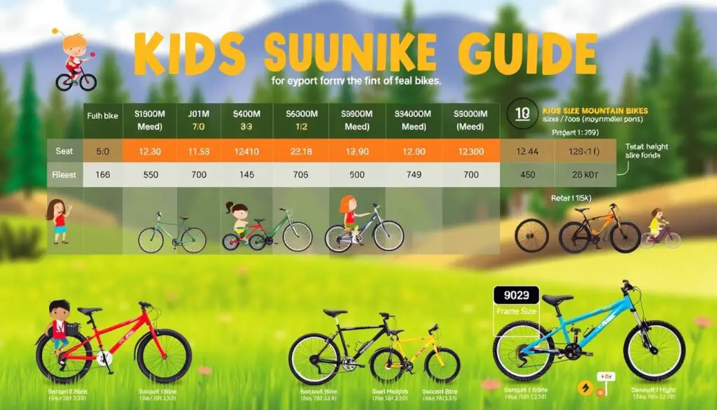 kids mountain bike sizing guide