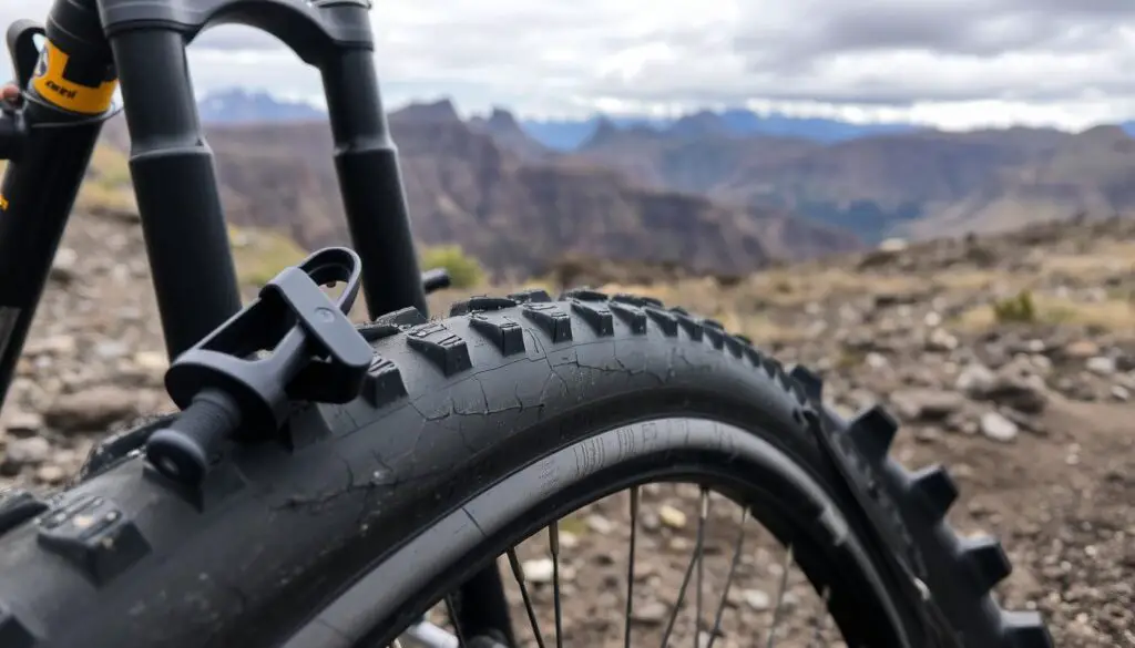 mountain bike tire maintenance