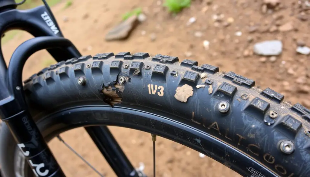 mtb tire damage