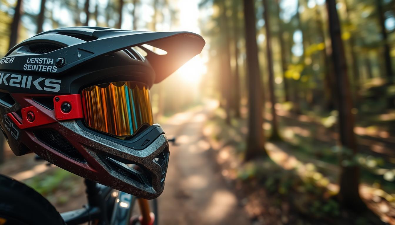 why do mtb helmets have visors