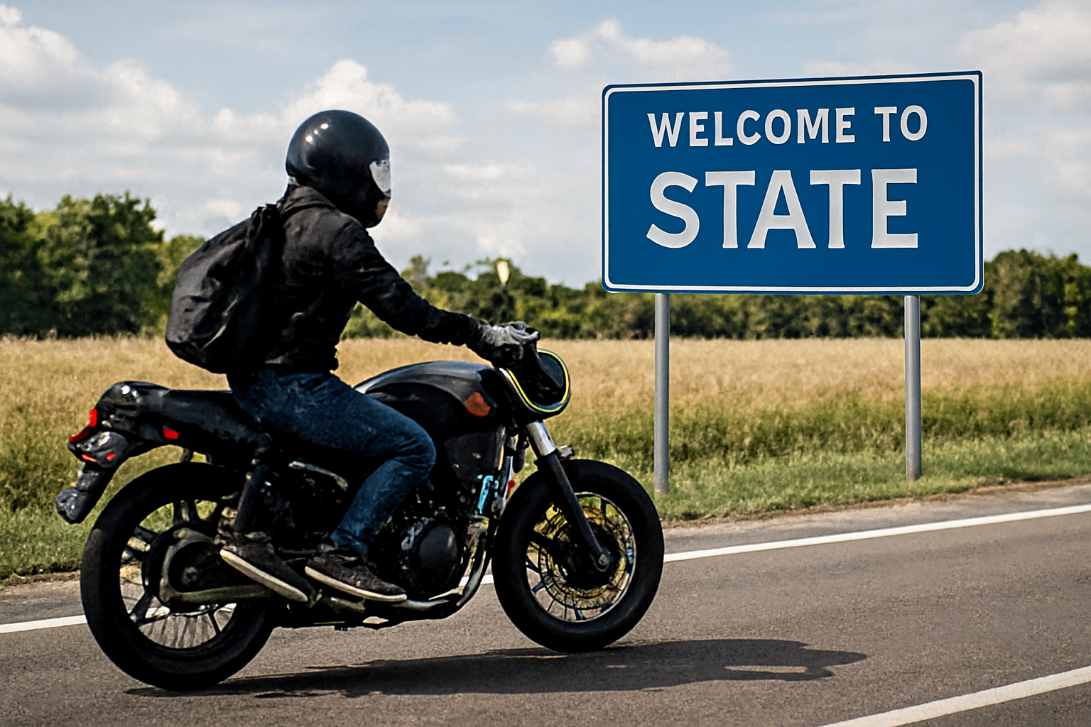 Can i ride my bike in other state without noc