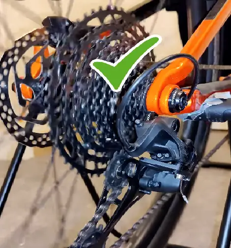 How to adjust the front gears on a mountain bike