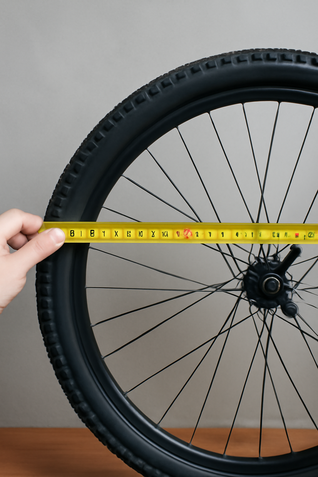 How to measure bicycle wheel size